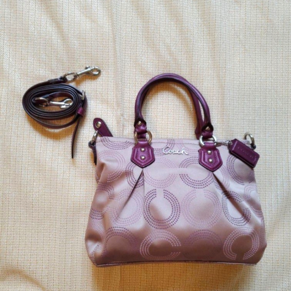 Coach Lavender and Purple Crossbody Bag